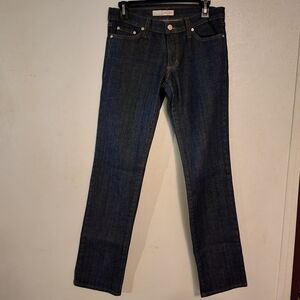 Flying Monkey Dark Wash Jeans Juniors Size 9 (Flaw back bottom legs)